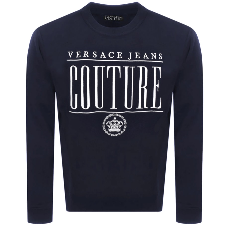 Alternative Image for ProductVersace Jeans Couture Logo Sweatshirt Blue1